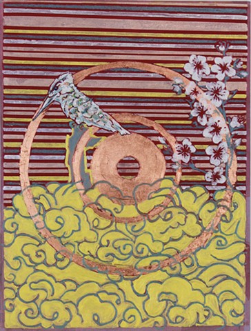 Kingfisher & Cherry Blossom