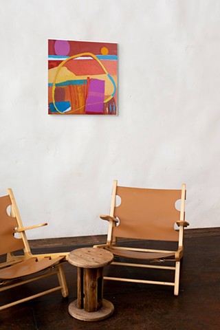 Calle de Colores in Room Setting