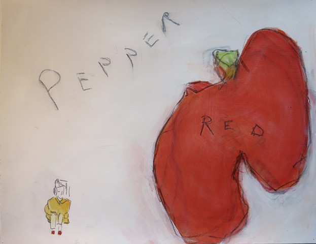 Her Red Pepper, My Red Shoes