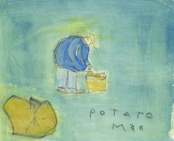 Blue Potato Man