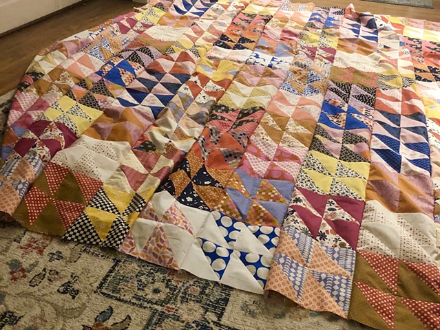 Fall Quilt: Pieced Top