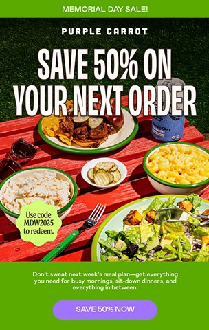 Memorial Day Weekend Sale: Winback