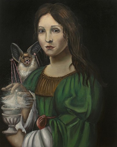 Portrait of a Lady with a Bat