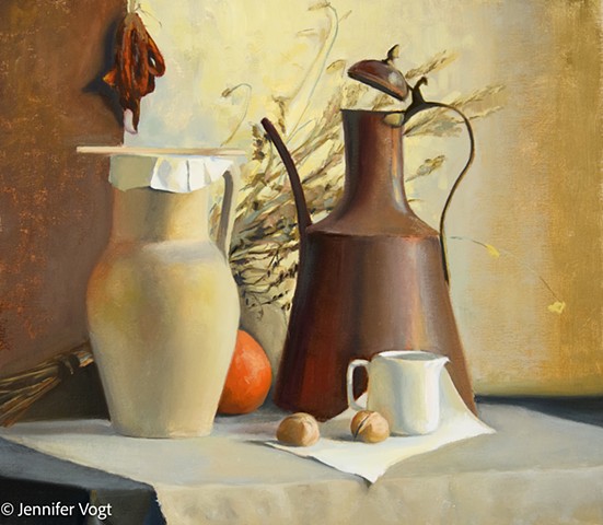 Still life with creamer