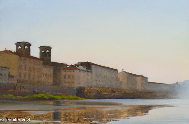 Biblioteca Nazionale from the Arno