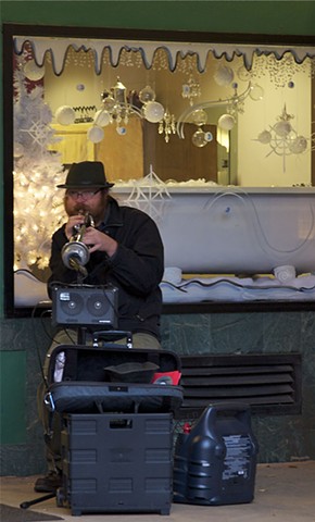 Man Playing Horn