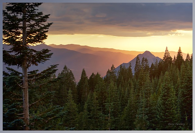 Sunset Over Black Butte