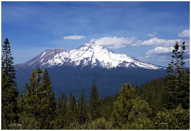 Mt Shasta from Castle Lake Rd