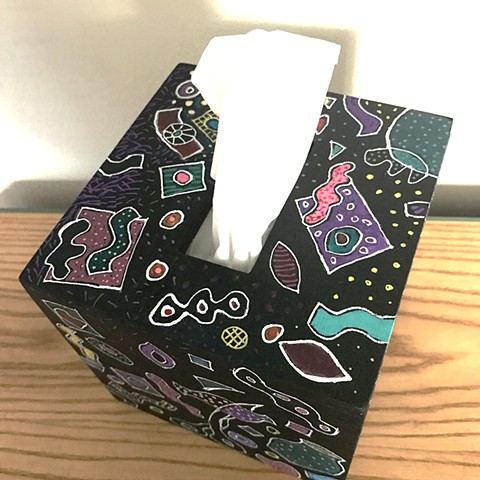 painted tissue box (view 9)