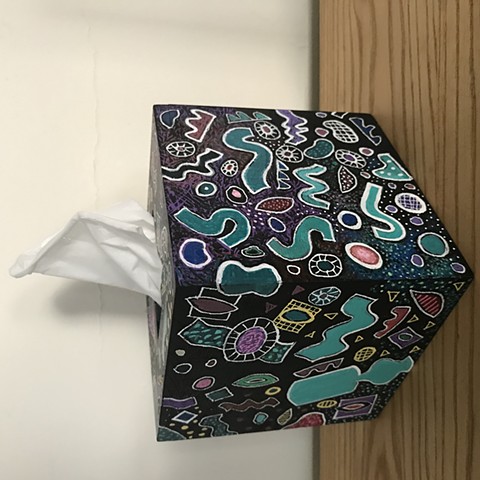 painted tissue box (view 4)