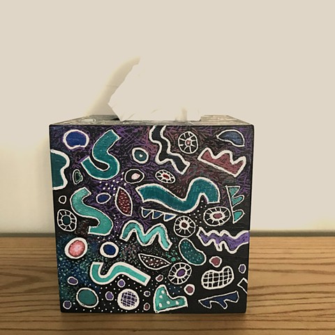 painted tissue box (view 5)