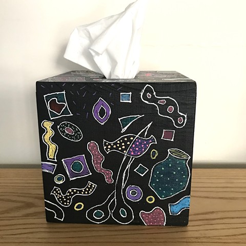 painted tissue box (view 7)