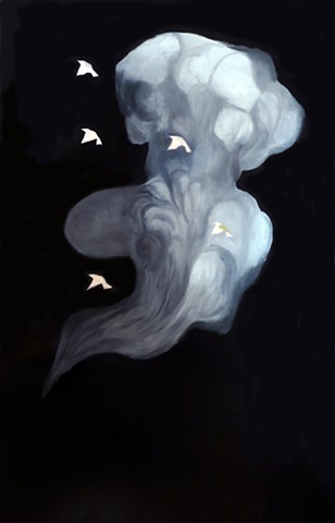 continent of smoke (birds I)