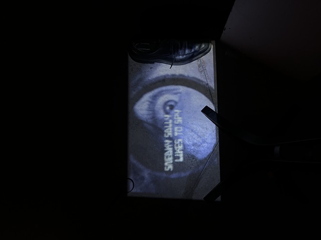 Sneaky Sally Likes To Spy