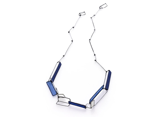 Ascending Series Necklace/Bracelet 
Shown as a single strand unaccompanied necklace; can be worn as layered bracelet