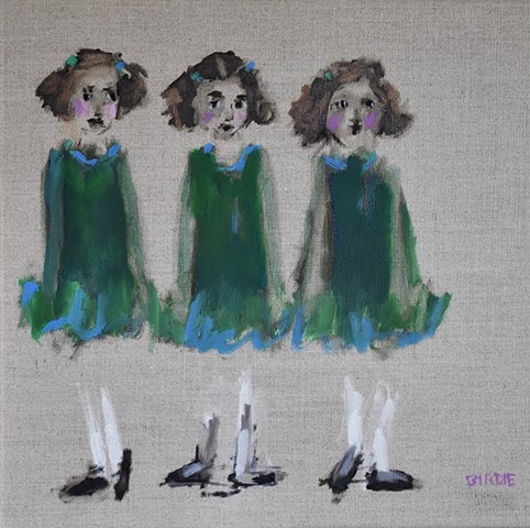 First Feis in Vibrant Green