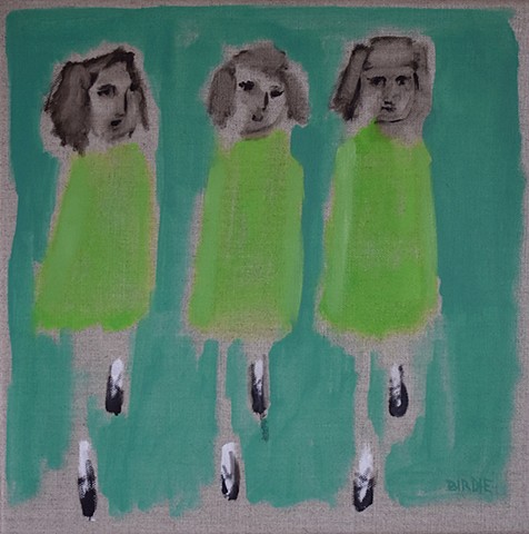 First Feis in Cadmium Green