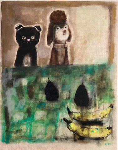 Two Black Pears