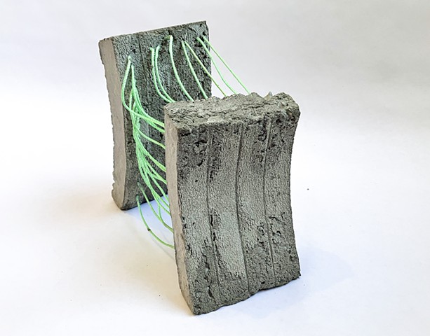 Falling Toward: maquette for a public sculpture