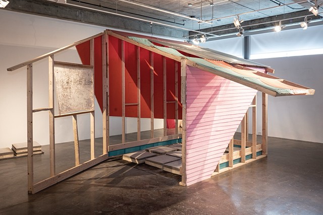 Absurd In Construction, Collaboration with |http://www.ethancsnow.com|Ethan Snow| at the Lupin Gallery, Athens, GA. 