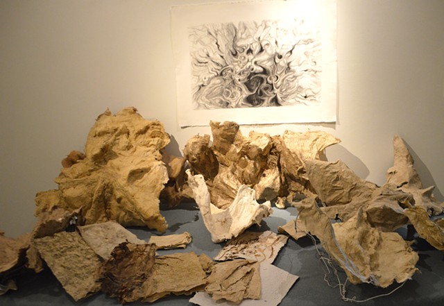 Paper Castings of Tree Roots