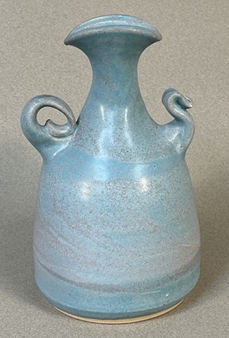 Soft Blue and Rose Vase