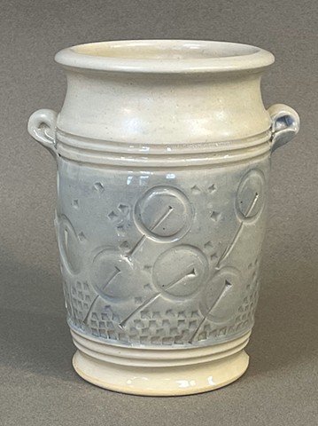 Utensil holder Blue Dandilions