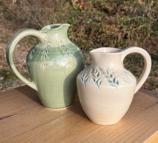 Medium Pitchers with Crystal glaze