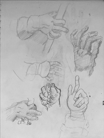 Hands Studies 1/2