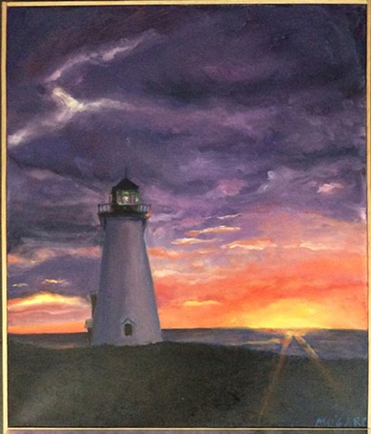 Lighthouse at Dawn