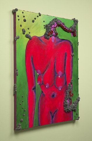 The body keeps the score but really the score is a mash-up between edm, a lullaby and a gregorian chant turned primal scream (side view)