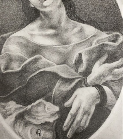 Allegory of Patience by Carlo Dolic Study Detail 