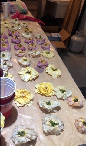 Florals Post Resin Application