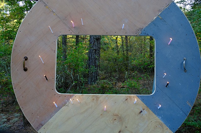 Portable Window at Middle of Nowhere 2019 in NJ Pine Barrens with RAIR
