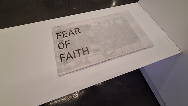 Fear of Faith - Artist Book