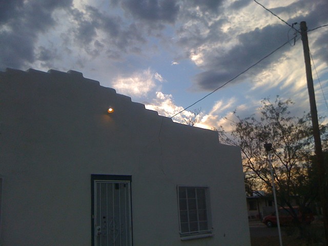 Sunset, Tucson, False Facade