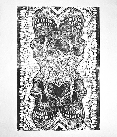 twin skulls #1