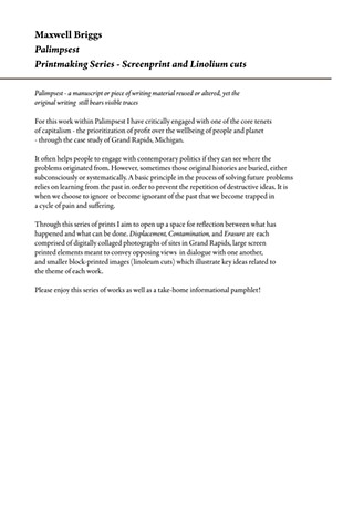 Palimpsest Artist Statement
