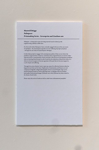 Palimpsest Artist Statement