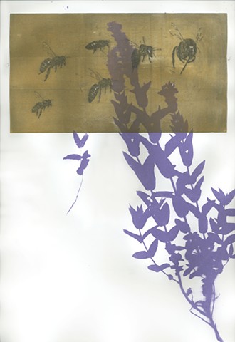 Yellow on Purple