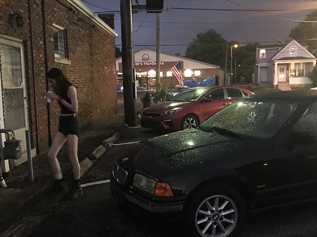 lili, dairy del parking lot, june 2019