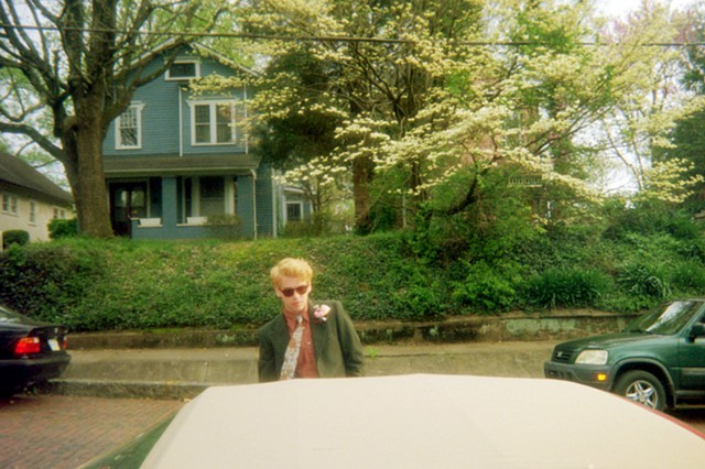 e in front of my house, prom night, april 2019