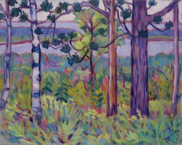 Lynn Gilchrist oil painting from 2024 titled Looking Across