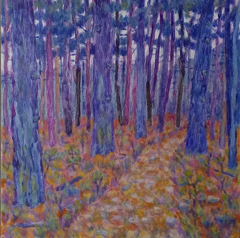 'A Question in the Woods' shown in the Miller Art Museum's 49th Annual Juried Exhibiton.