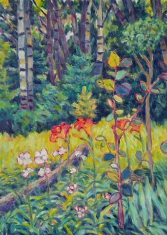 Lilies by the Woods