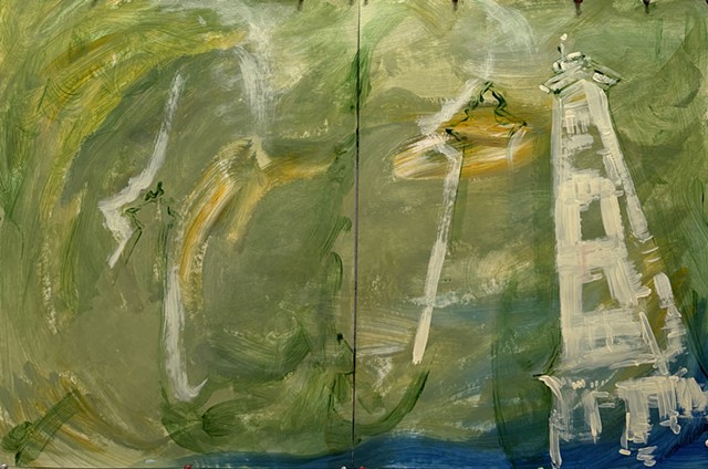 Lighthouse Diptych