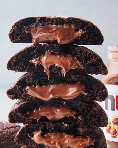 Nutella Stuffed Cookies | delish