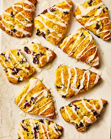 Blueberry Scones | delish