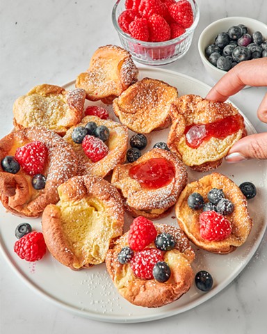 Mini Dutch Baby Pancakes | delish