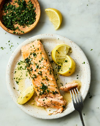 Lemon Brown Butter Salmon